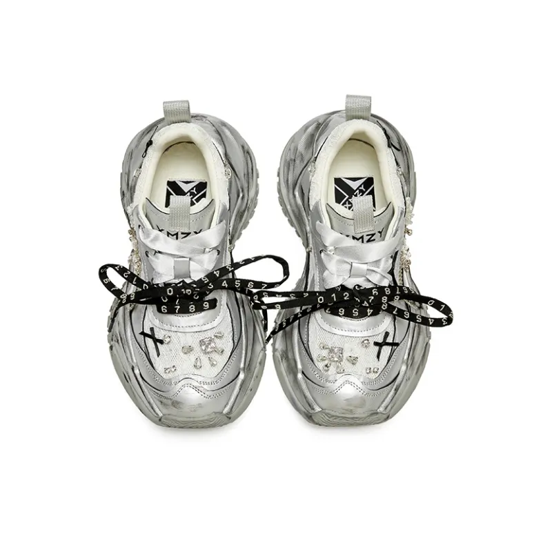 XMZY Arknights Series Twilight Saga Abrasion Resistant Height Increasing Low Top Chunky Sneakers Women's-6