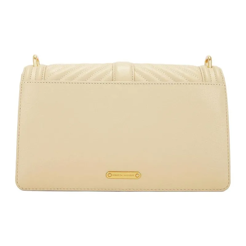 REBECCA MINKOFF Leather Crossbody Bag Women's Latte Coffee-2