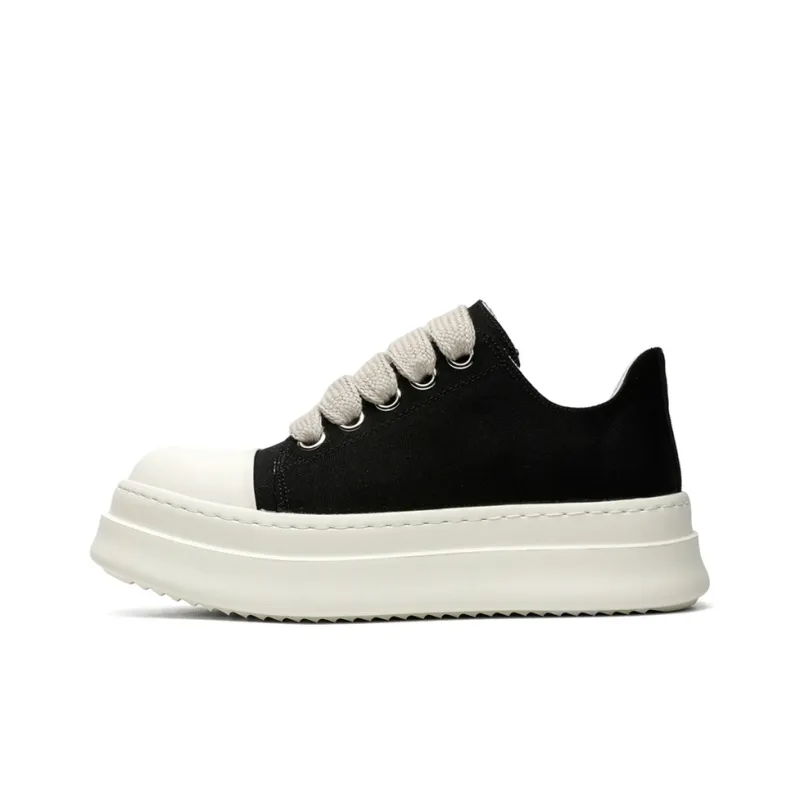 MADALLO Coverage Slip Resistant Waterproof Cushioning Low Top Skateboard Shoes Men's Black-0