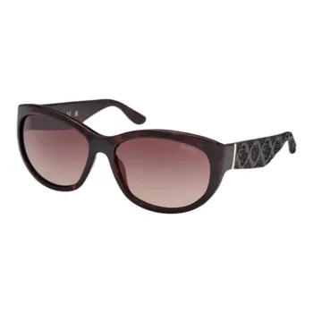 GUESS Injection Oval Sunglasses Women's Tortoiseshell