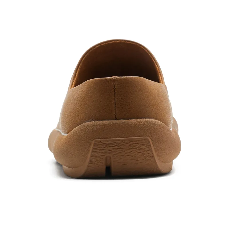 JOSINY Rubber Sole Abrasion Resistant Slip Resistant Closed Toe Slippers Men's-2