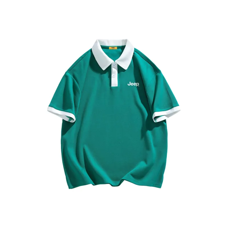 Jeep Short Sleeved Polo Shirt Men's-0
