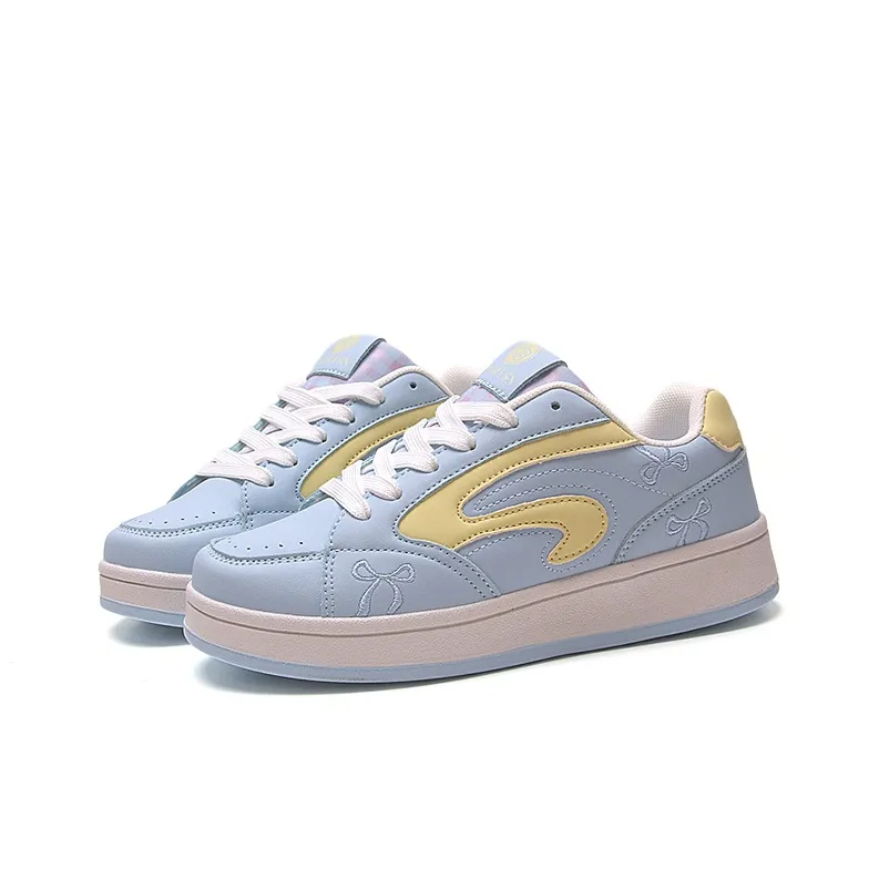STUR YSN Low Top Skateboard Shoes Women's Sky Blue-2
