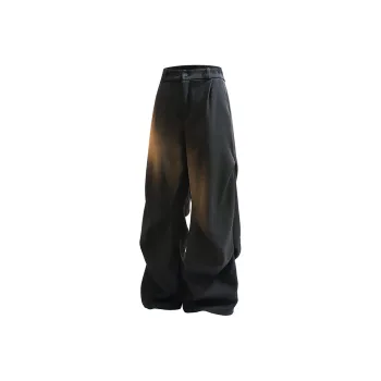 Fakeyoung Casual Pants Unisex Black
