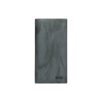 FAIRWHALE Top Grain Cow Leather Wallet Men's Gray Green
