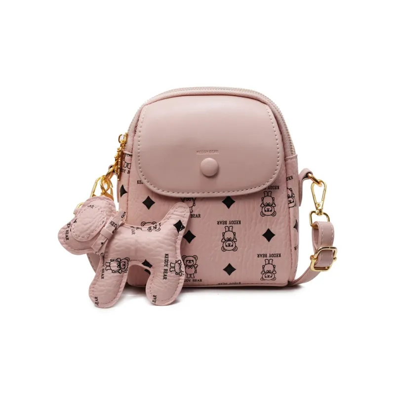 TOUTSEUL YOLO PU Crossbody Bag, Shoulder Bag Women's White/Pink/Coffee/Brown-5
