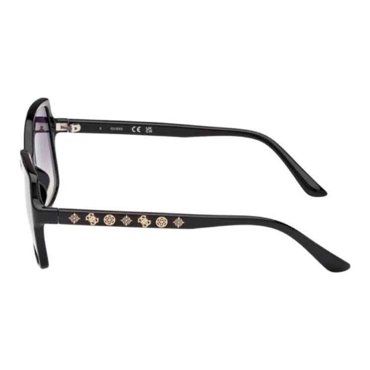 GUESS Injection Butterfly Sunglasses Women's Black-1