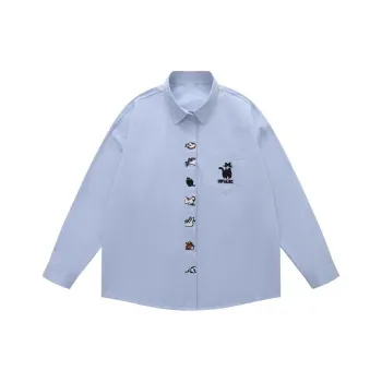 ABCMININ Shirts Women's Blue