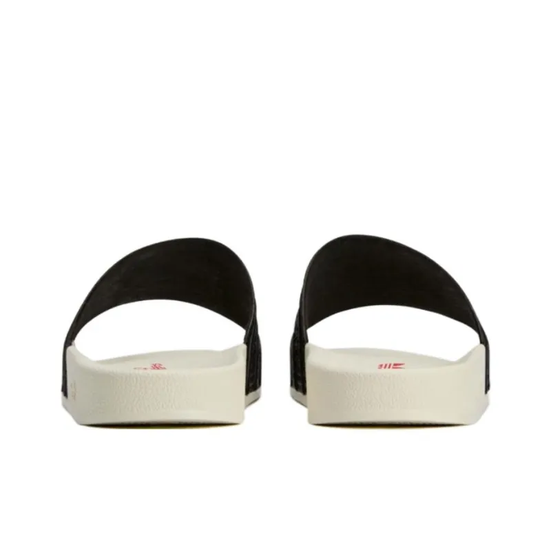 Adidas Originals Adilette Slides 100 Thieves Black Red-4