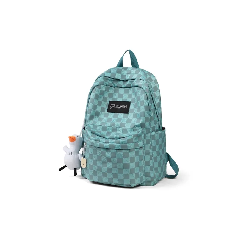 VINEY Fabric Backpack Tubas Women's Lake Blue-4