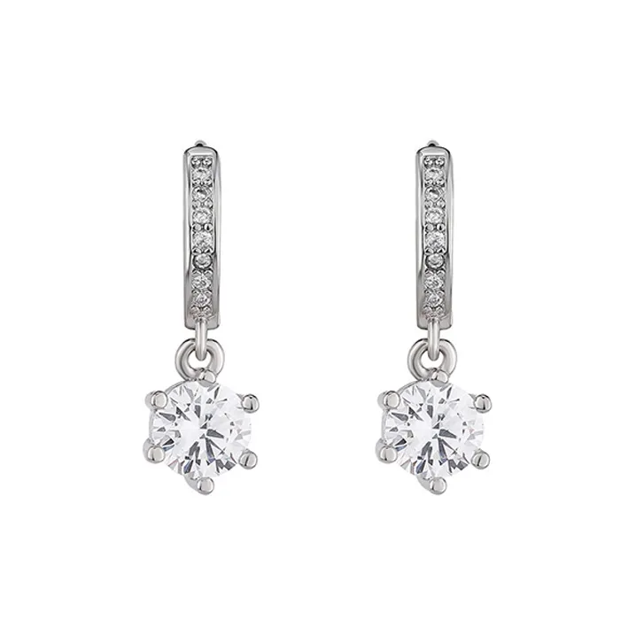 Vegetarian Zircon Stud Earrings Women's-0