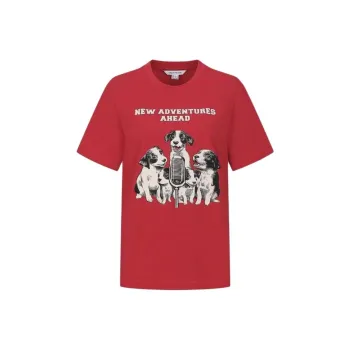URBAN REVIVO T Shirts Women's Red