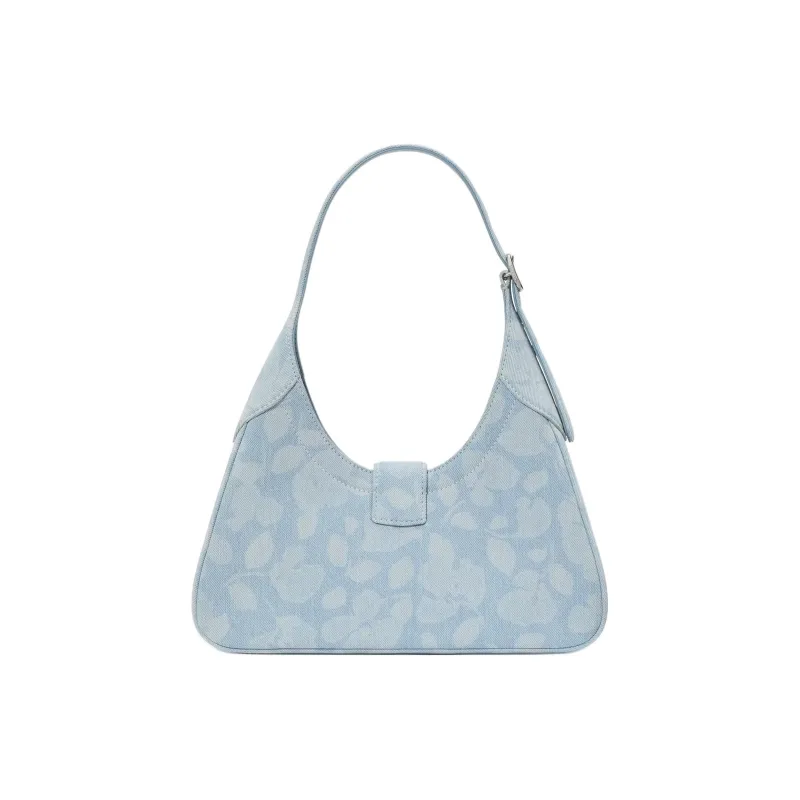 Kate Spade Denim Shoulder Bag Trumpets Women's Blue-2