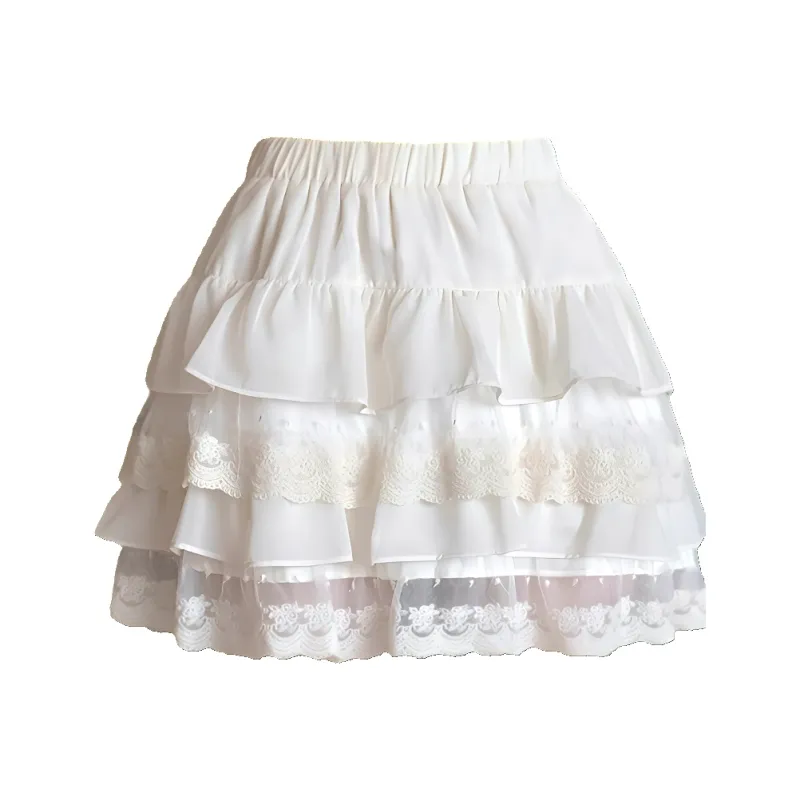 Gentle Welcome Casual Short Skirts Women's-3