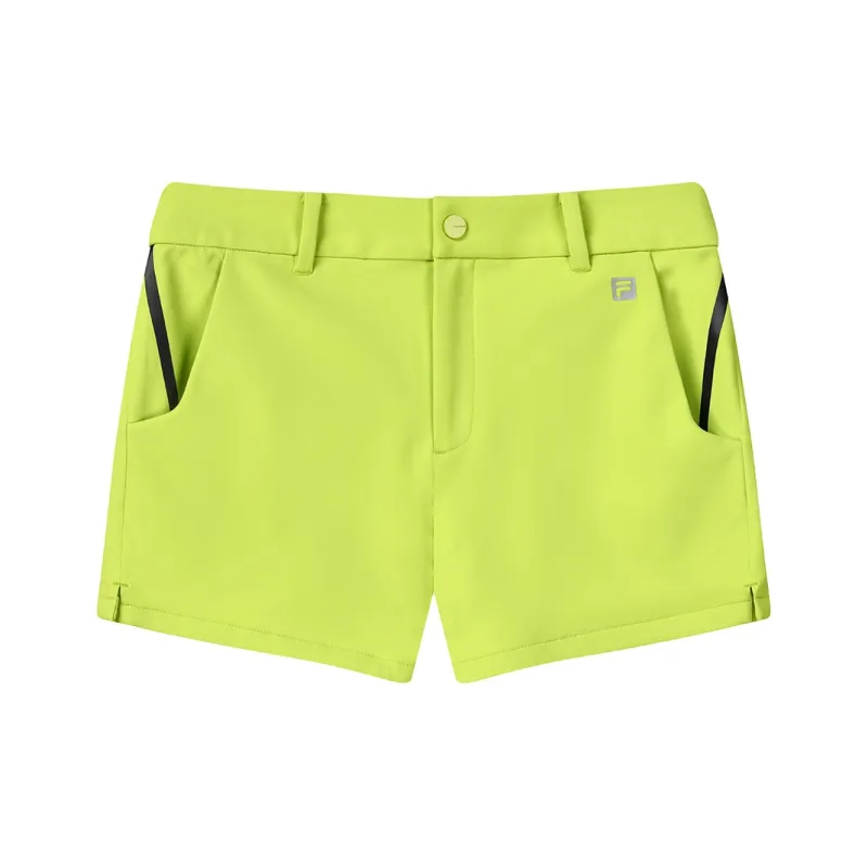 FILA Golf Collection Athletics Casual Shorts Women's Glow Yellow Green-0
