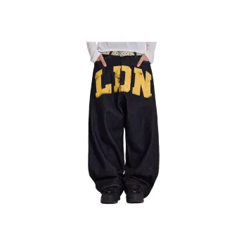 Jaded London Jeans Unisex Dark Blue