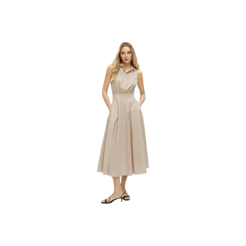 OVV Sleeveless Dresses Women's Oat-0