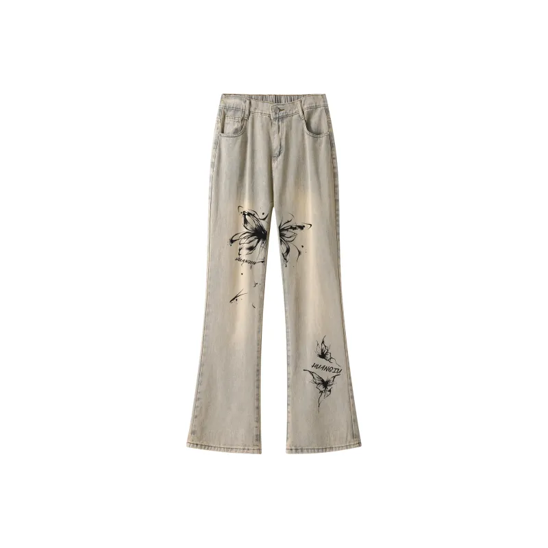 HUANQIU Jeans Unisex-2
