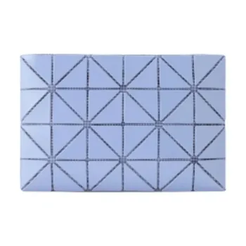 ISSEY MIYAKE Polyvinyl Chloride Resin Wallet Women's Light Blue