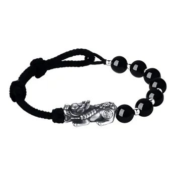 CHAOHONGJI Natural Obsidian Bracelets Men's