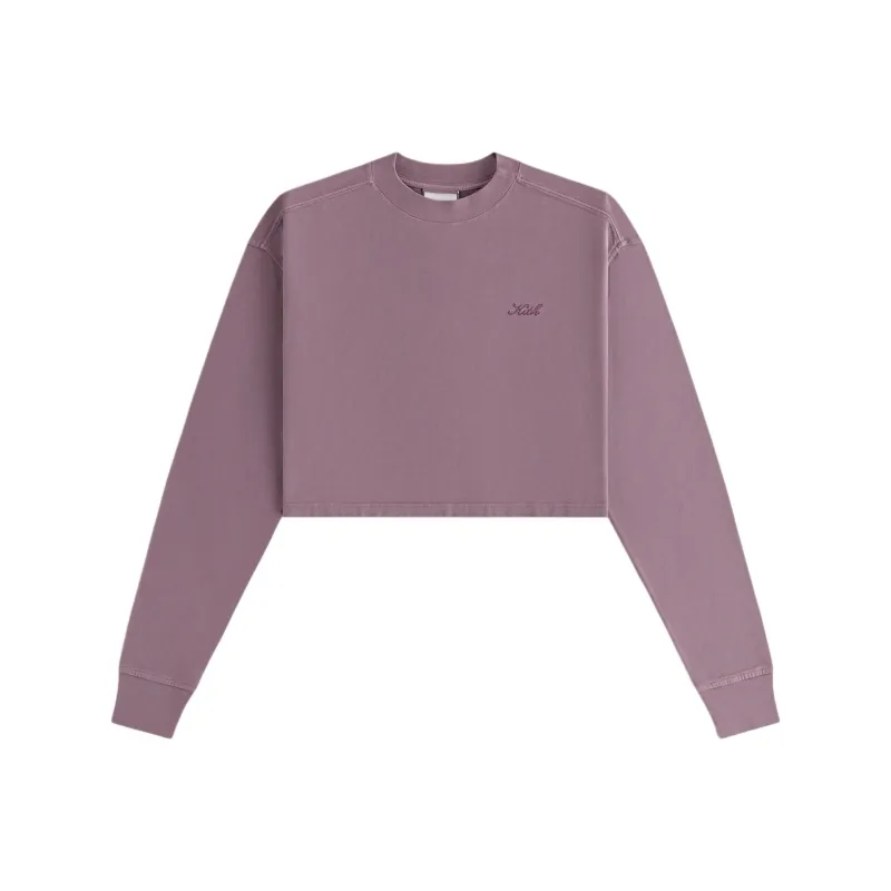 KITH SS25 T Shirt Women's Gray Purple-0
