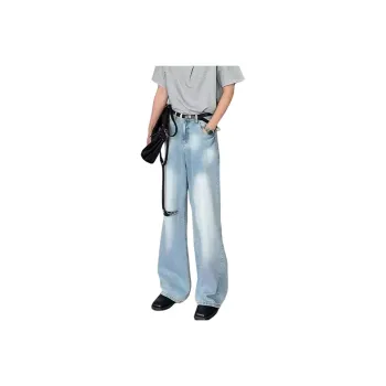 DARK HORSE Jeans Unisex Washed Blue