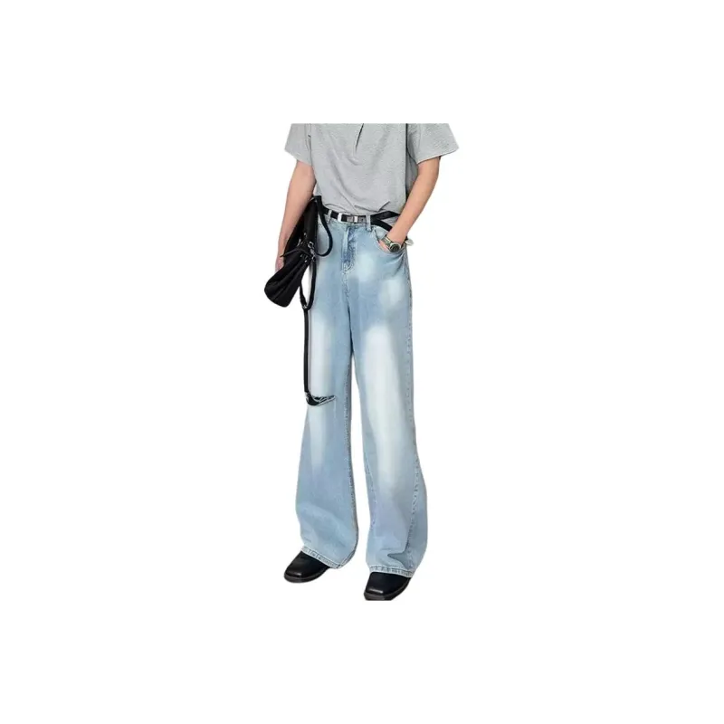 DARK HORSE Jeans Unisex Washed Blue-0