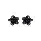 Hoop Earrings 1 Pair[Black]