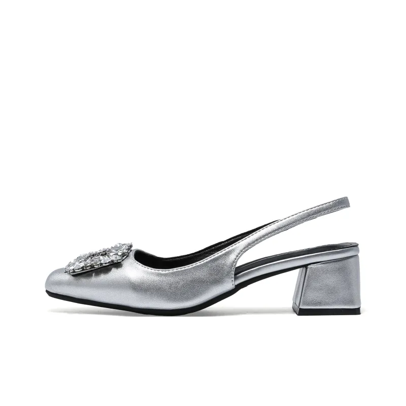Be Good High Heels Chunky Heel Women's-4