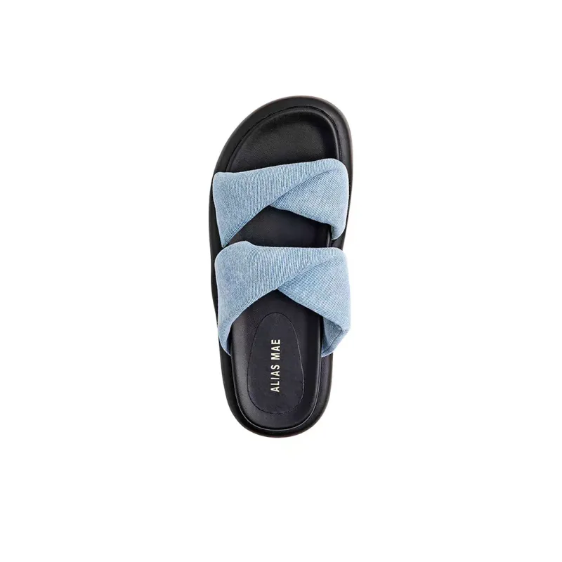 ALIAS MAE Slide Slippers Women's Light Blue-4