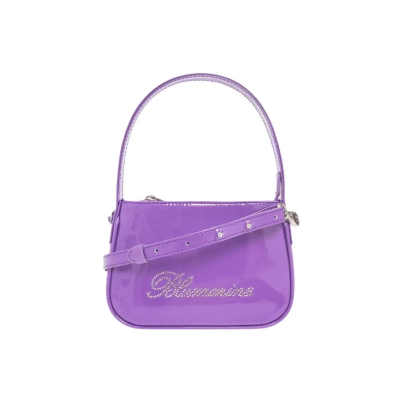 Blumarine Leather Handbag Women's Purple-0