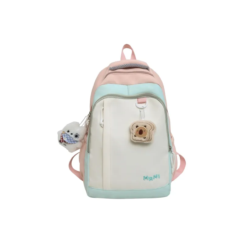 SURELAPTOP Nylon Backpack Women's Multicolor-5