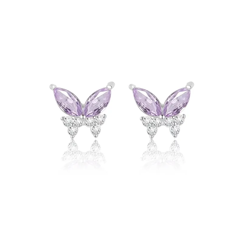 AIDIER 999 Fine Silver Stud Earrings Women's-0