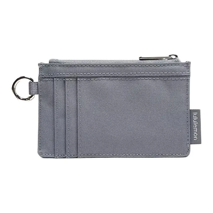 Lululemon Polyester Card Holder, Card Box Unisex Sun Gray-1