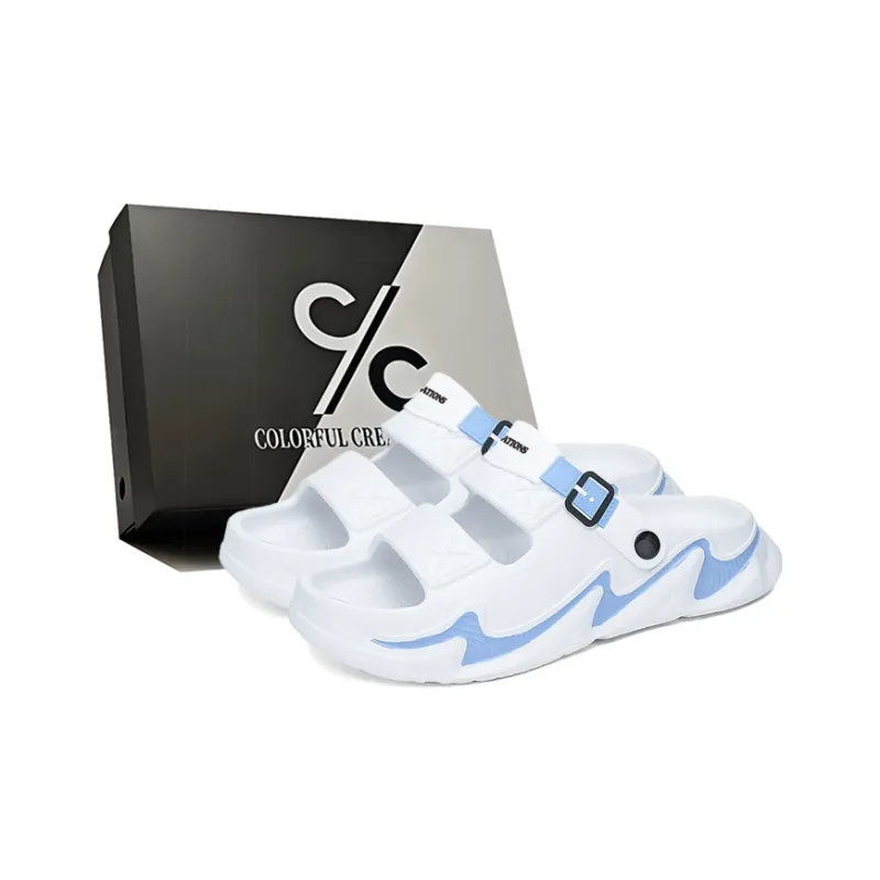 Colorful Creations Beach Sandals Men's Box-4