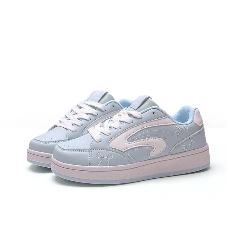 STUR YSN Low Top Skateboard Shoes Women's Aqua Moonlight-2