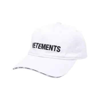Vetements Logo embroidered Cotton Cap