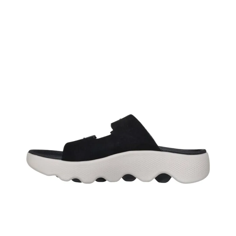 Skechers Massage Fit Slide Slippers Women's Black-2