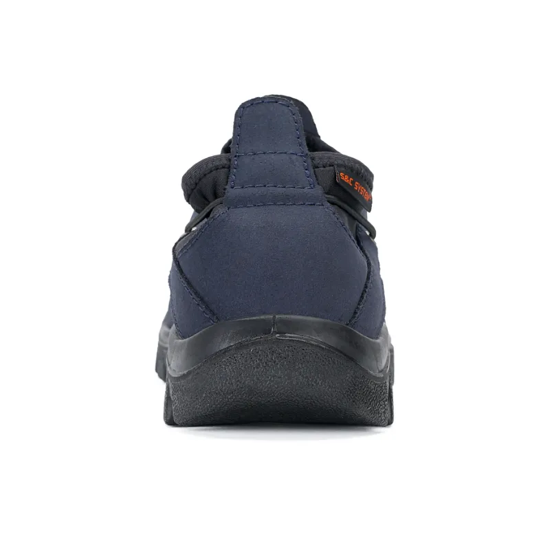 SLEADER Deep Water Cool Series Cushioning, Wear Resistant Low Top Outdoor Shoes Men's Dark Blue-3