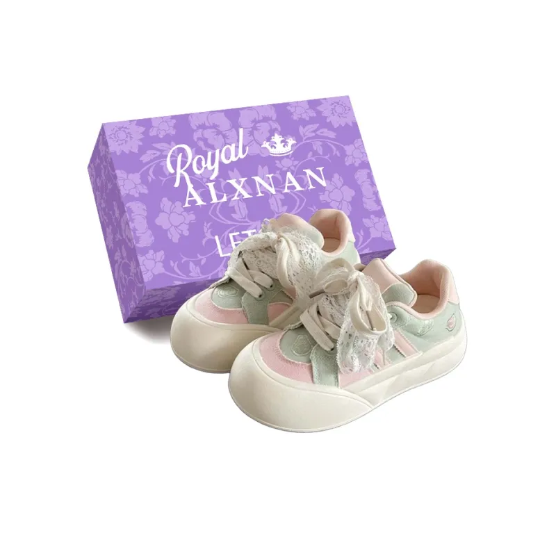Alxnan Low Top Skateboard Shoes Women's Box-5