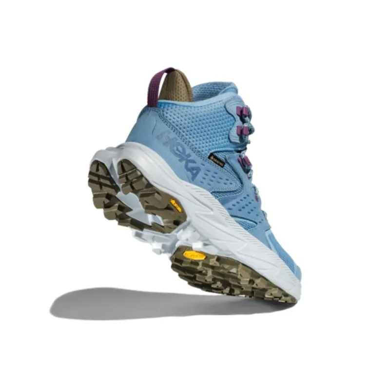 HOKA ONE ONE Anacapa 2 Anti-Slip Wear-Resistant Water-Resistant Lightweight Mid-Top Hiking Shoes Women's Blue-4
