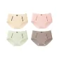 4 Pack Type A 100% cotton+Polylactic Acid Antibacterial Regular Crotch 4