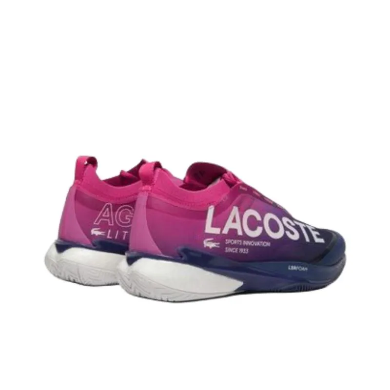 LACOSTE AG LT25 Low Top Tennis Shoes Men's Pink-3
