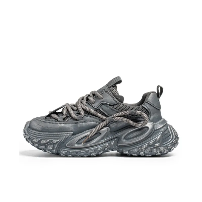 HACKBUTEER Low Top Chunky Sneakers Men's Box Included-9