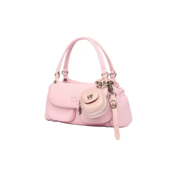 KUNOGIGI Cow Leather Crossbody Handbag Trumpets Unisex Multicolor