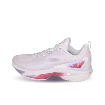 QIAODAN Anti Slip Wear Resistant Low Top Basketball Shoes Men's Purple
