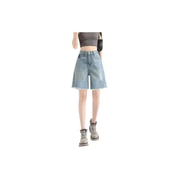FAWENXIANGZI Denim Shorts Women's
