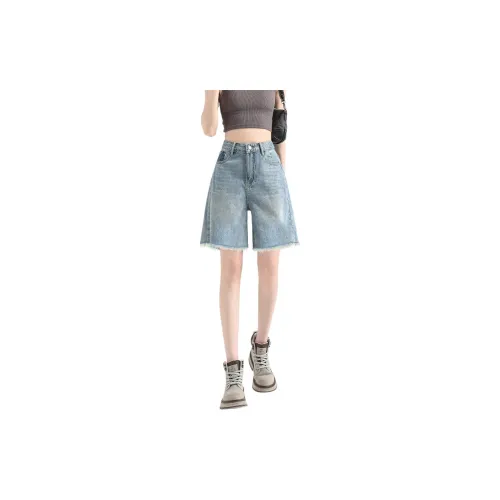 FAWENXIANGZI Denim Shorts Women's