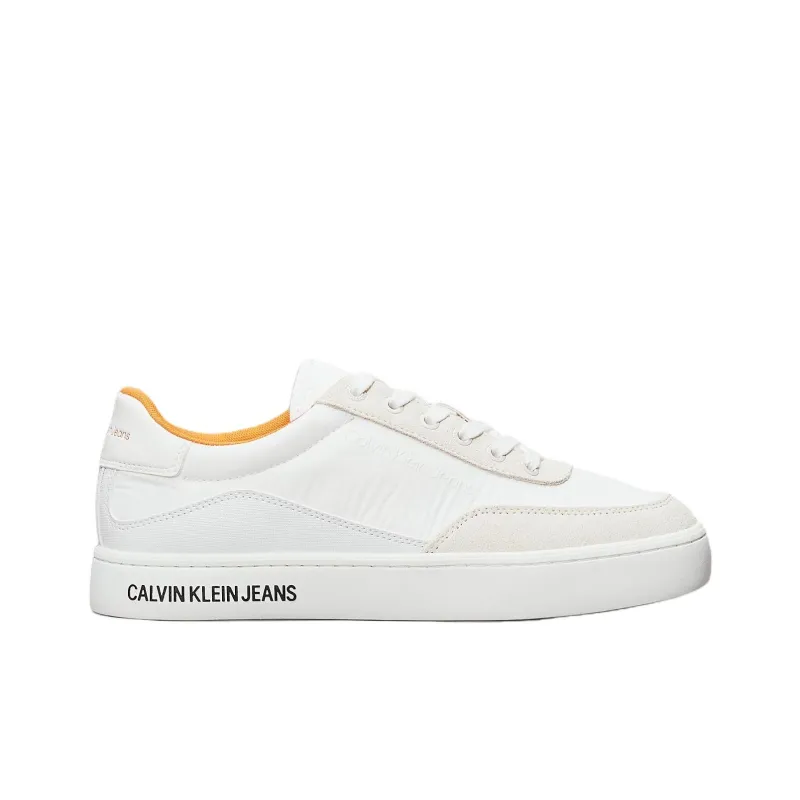 CKJ CALVIN KLEIN JEANS Low Top Skateboard Shoes Men's White-1