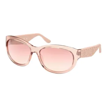 GUESS Injection Square Sunglasses Women's Pink